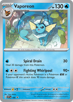 Vaporeon svp 168 image