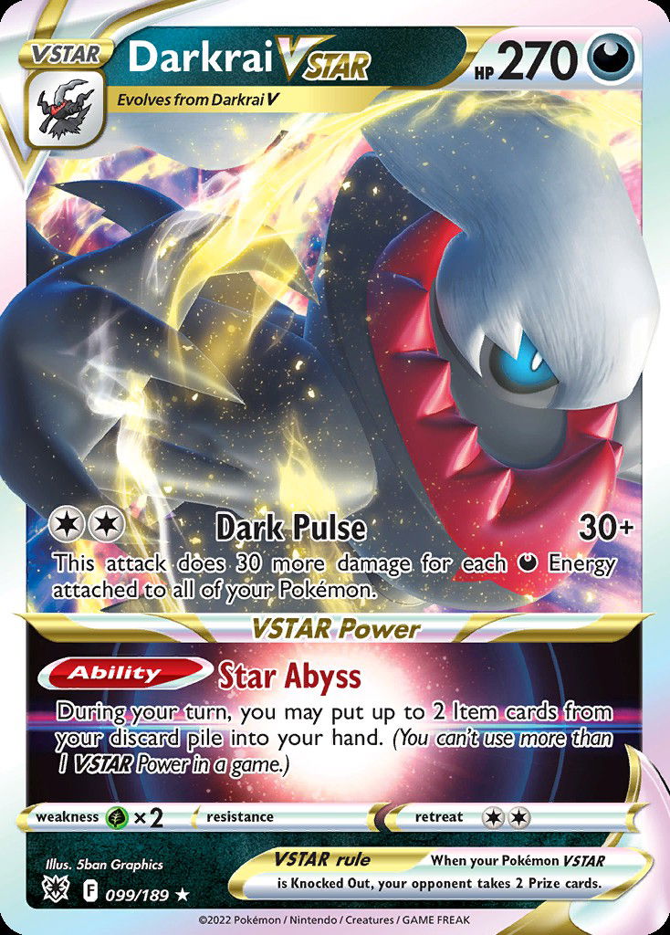 Darkrai VSTAR ASR 99 Crop image Wallpaper