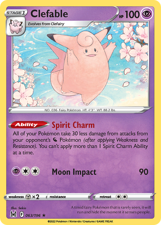 Clefable LOR 63 Full hd image