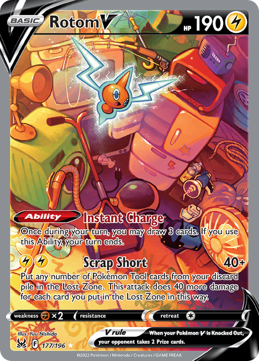 Rotom V LOR 177 - Rotom V LOR 177 image