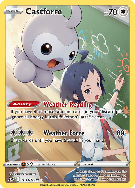 Castform LOR TG11 image