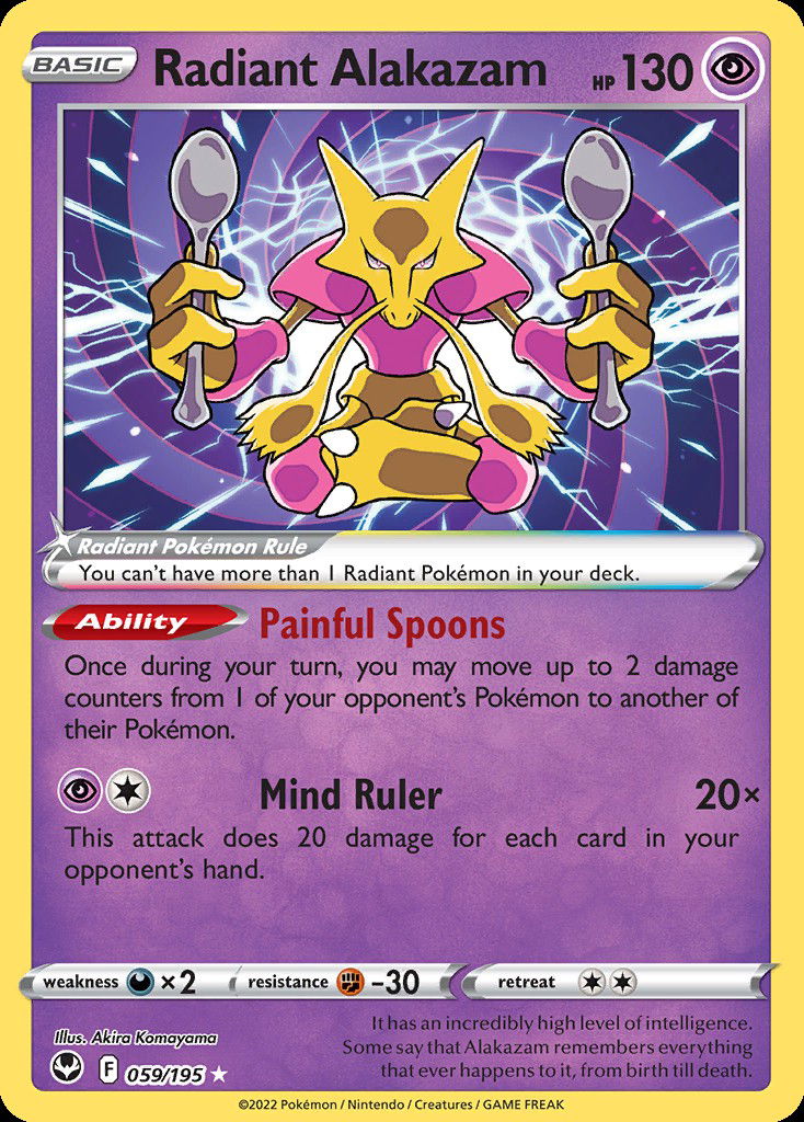 Radiant Alakazam SIT 59 Crop image Wallpaper