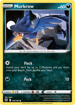 Murkrow SIT 106 translates to Murkrow SIT 106 in French. image