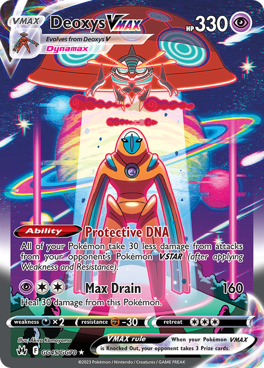 Deoxys VMAX CRZ GG45 Full hd image