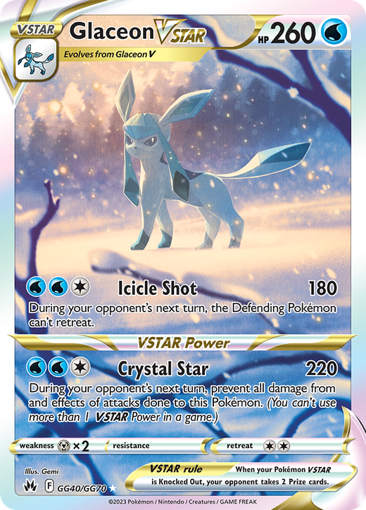 Glaceon VSTAR CRZ GG40 Full hd image