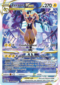 Pokémon TCG Raikou V Crown Zenith: Galarian Gallery GG41/GG70 Holo
