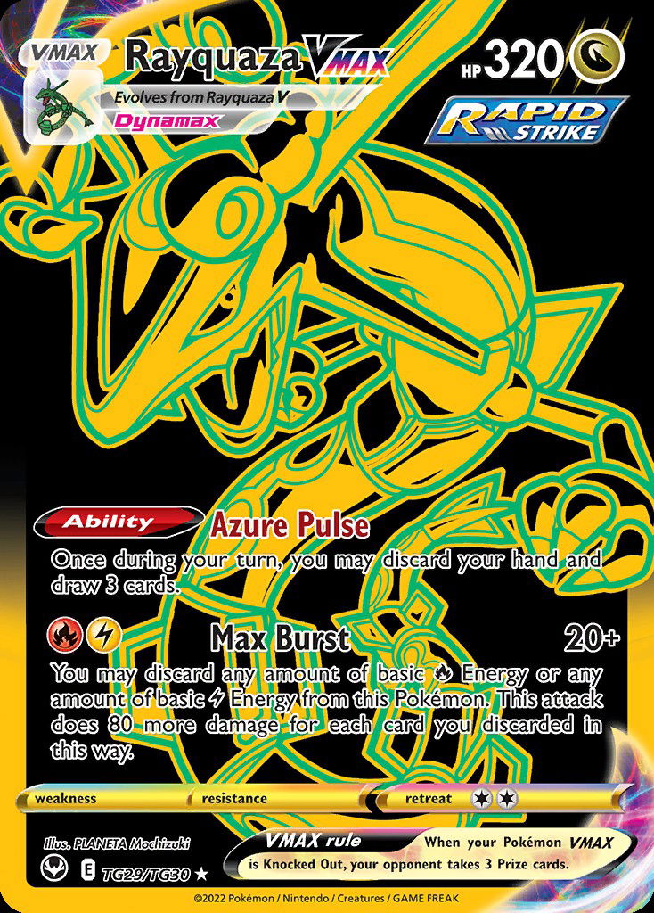 Rayquaza VMAX SIT TG29 Crop image Wallpaper