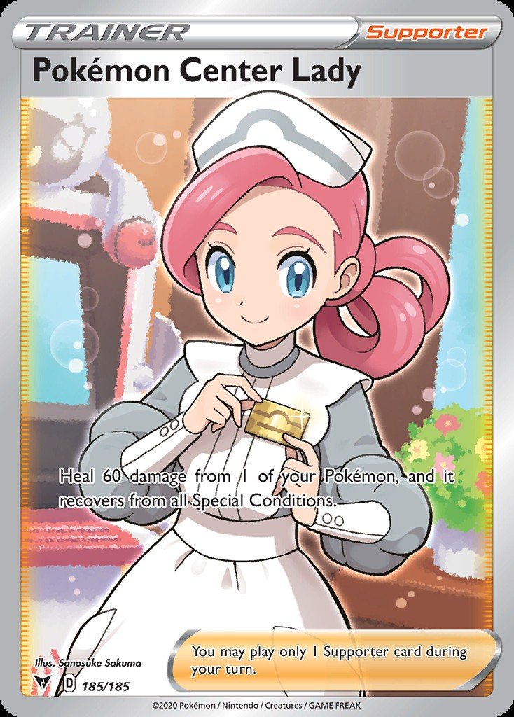 Pokémon Center Lady VIV 185 Crop image Wallpaper