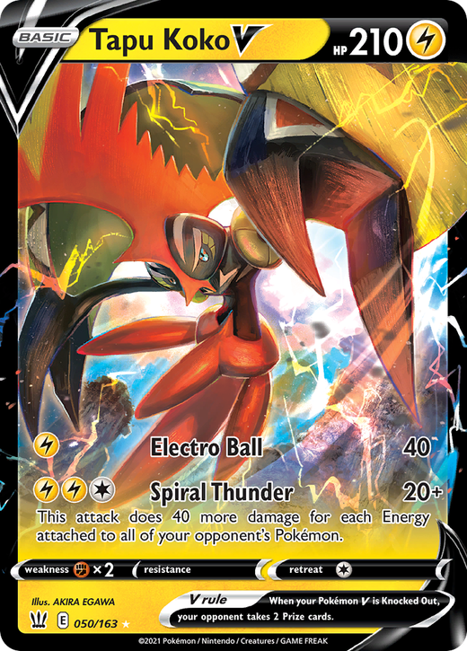 Tapu Koko V BST 50  Pokemon TCG POK Cards