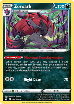 Zoroark EVS 103