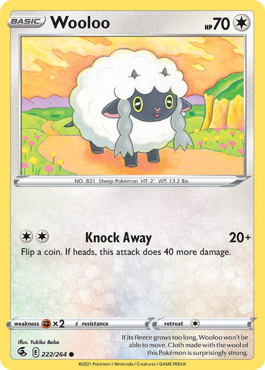 Wooloo FST 222 translates to Wooloo FST 222 in French. image