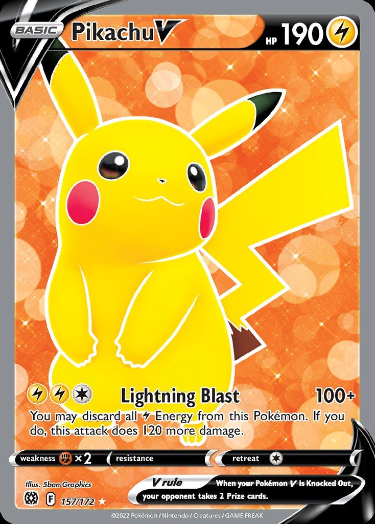 Carta Pikachu V (SWSH061) Pokémon Original