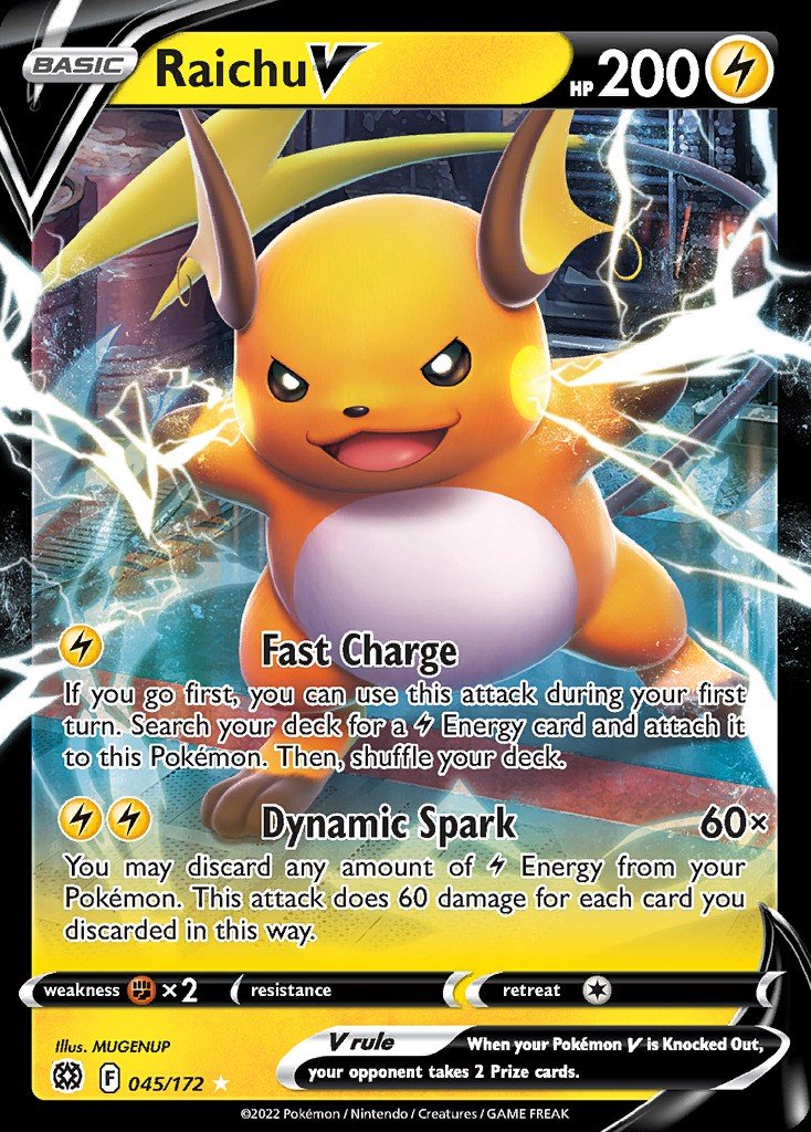 Pokémon, Other, Pokmon Raikou V Card Brilliant Stars