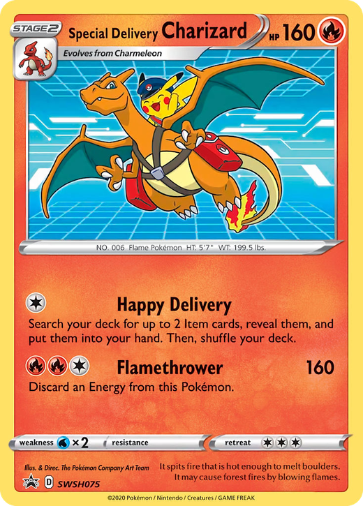 Special Delivery Charizard PR-SW SWSH075 Full hd image