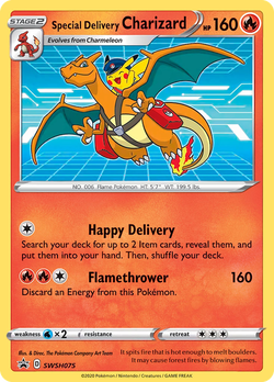 Special Delivery Charizard PR-SW SWSH075