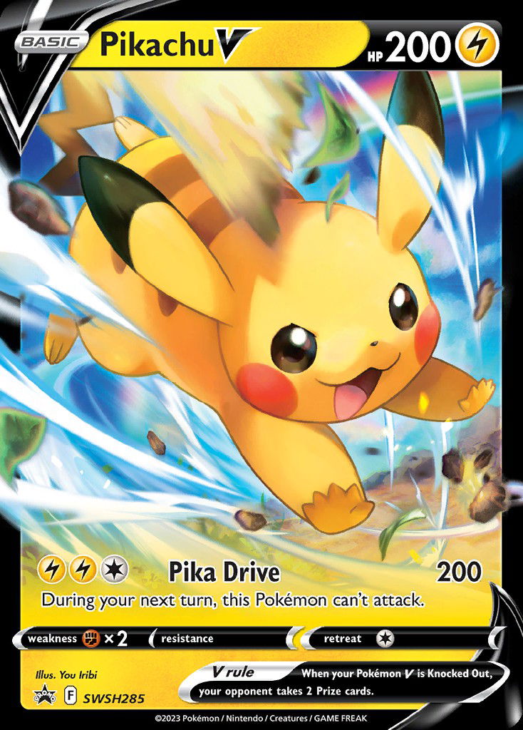 Pikachu V PR-SW SWSH285 Crop image Wallpaper