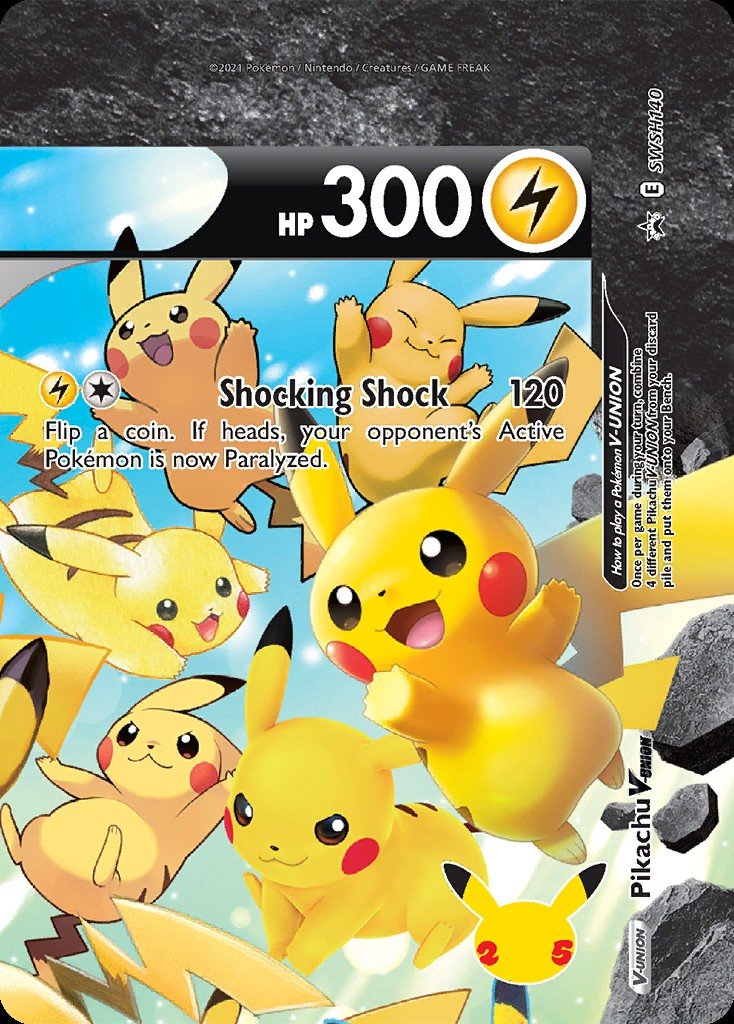Pikachu V-UNION PR-SW SWSH140 Crop image Wallpaper