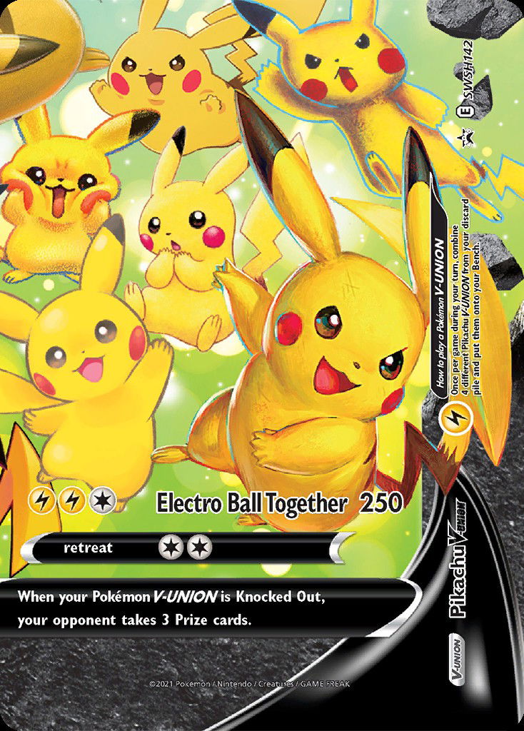 Pikachu V-UNION PR-SW SWSH142 Crop image Wallpaper