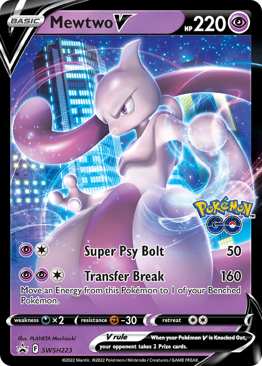 Mewtwo V PR-SW SWSH223 image