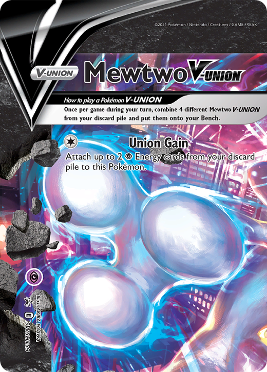 Mewtwo V-UNION PR-SW SWSH159 - Mewtwo V-UNION PR-SW SWSH159 image