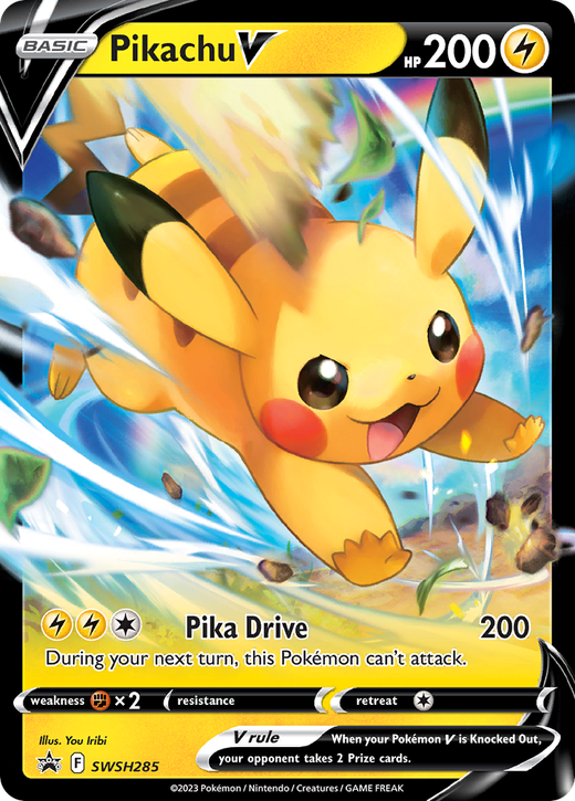 Pikachu V PR-SW SWSH285 image