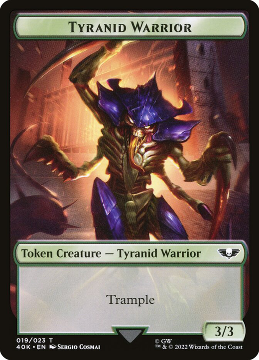 Tyranid Warrior Token Full hd image