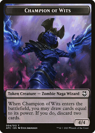 Champion of Wits Token image