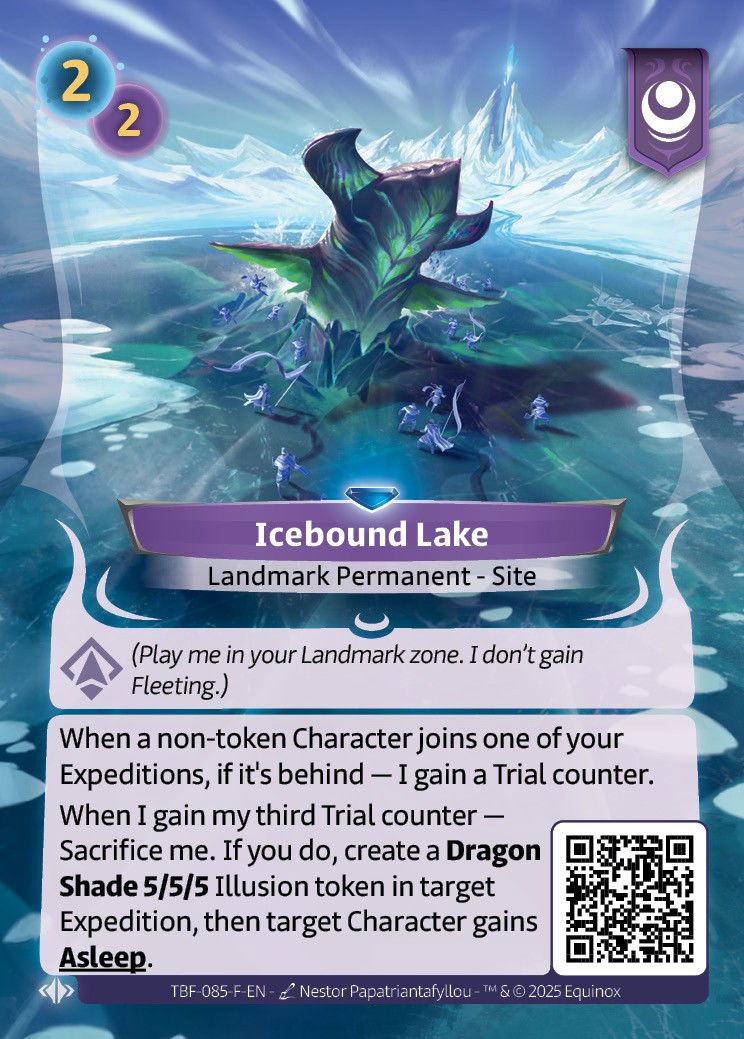 Icebound Lake F Crop image Wallpaper