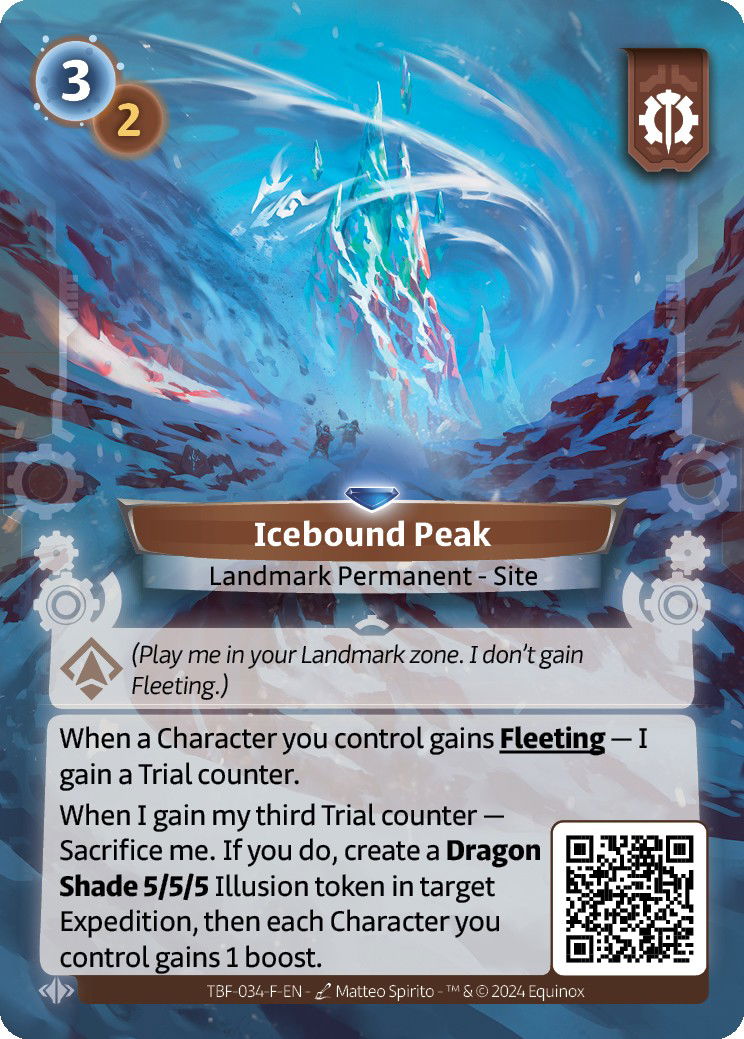 Icebound Peak F Crop image Wallpaper