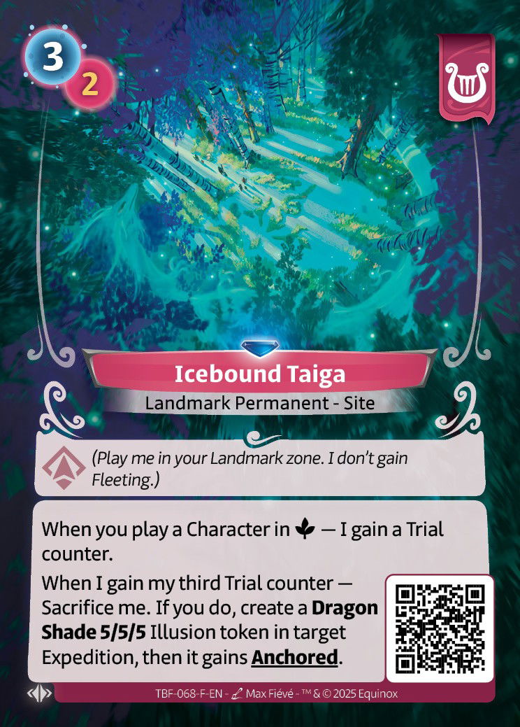 Icebound Taiga F Crop image Wallpaper