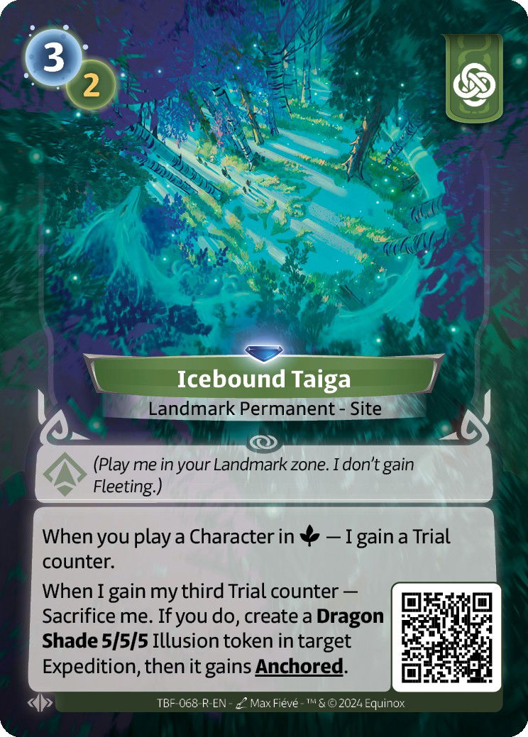 Icebound Taiga R Crop image Wallpaper