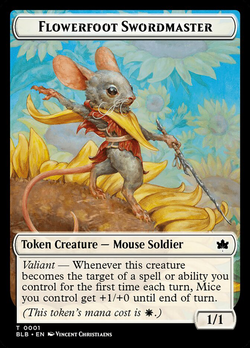 Flowerfoot Swordmaster Token image