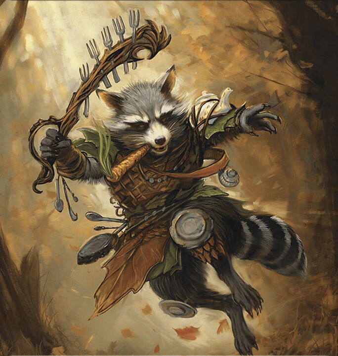 Raccoon Token Crop image Wallpaper