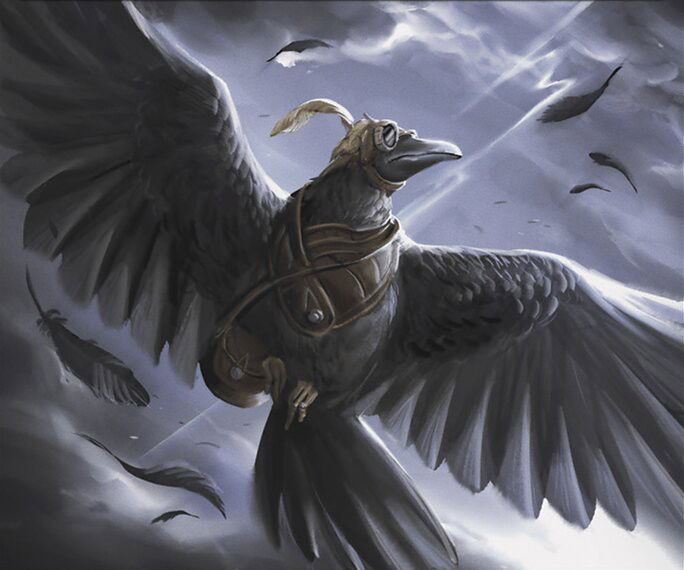 Storm Crow Token Crop image Wallpaper