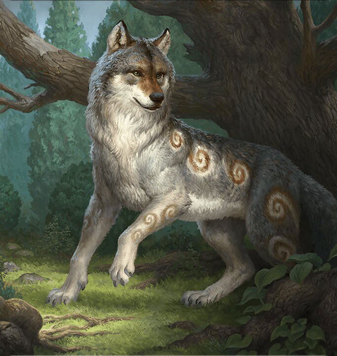 Wolf Token Crop image Wallpaper