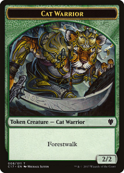 Cat Warrior Token image