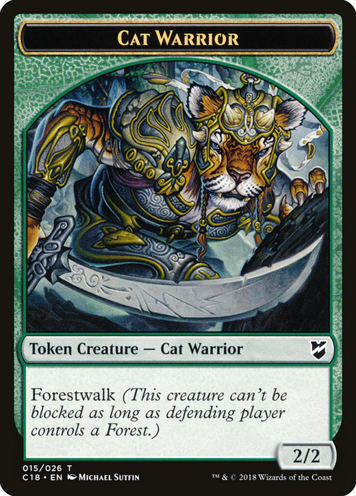 Cat Warrior Token image