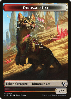 Dinosaurier-Katzen-Token image