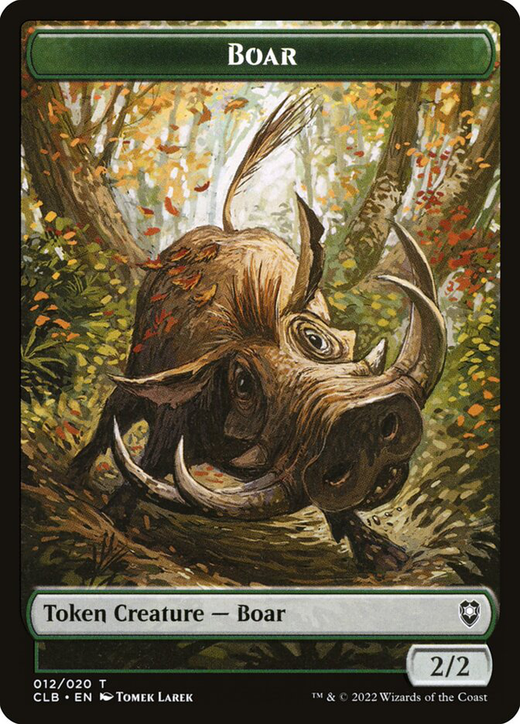 Boar Token | Magic: the Gathering MTG Cards