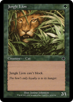 Lion des jungles