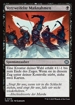 Verzweifelte Maßnahmen image