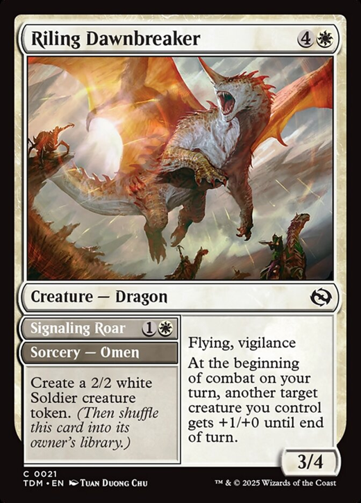 Riling Dawnbreaker // Signaling Roar Full hd image