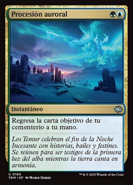 Auroral Procession Full hd image