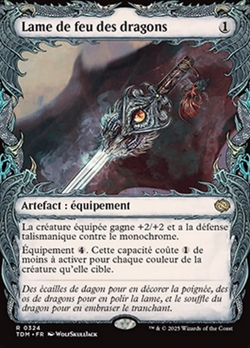 Lame de feu des dragons image