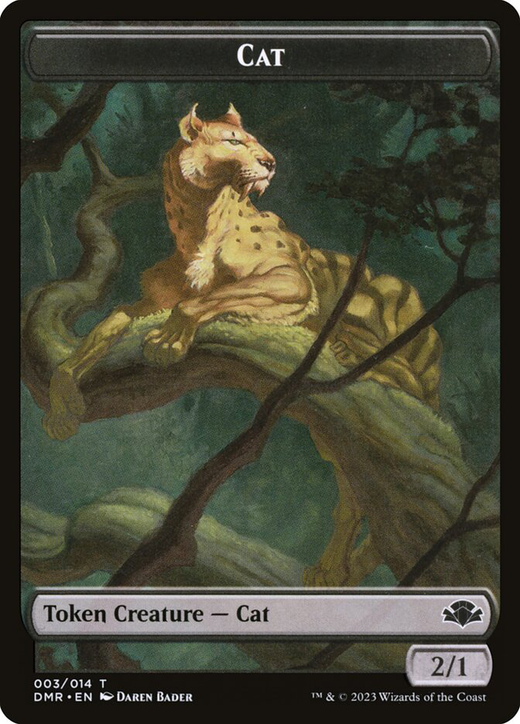 Cat Token Magic The Gathering Mtg Cards