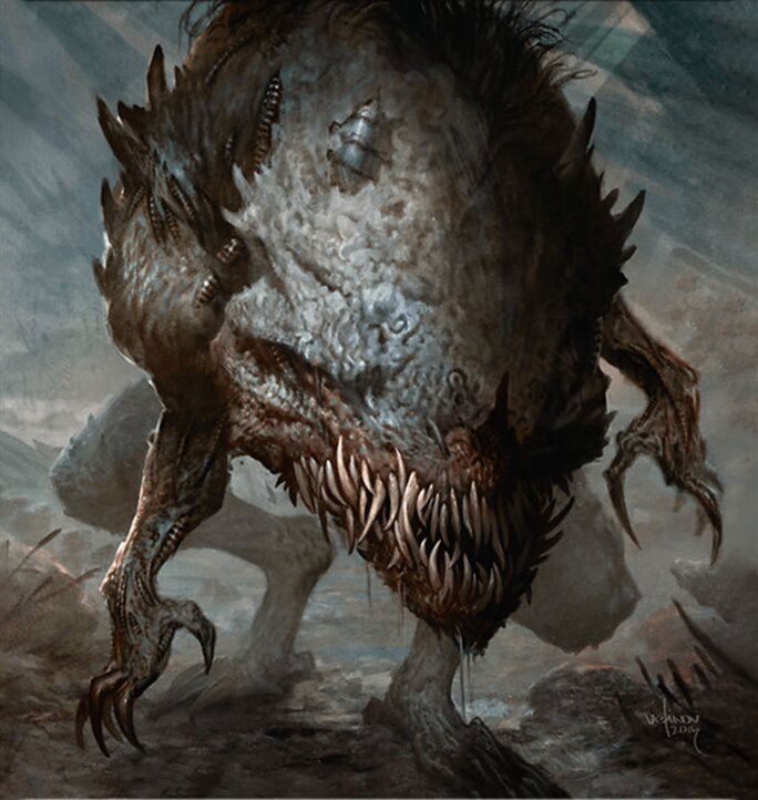 Phyrexian Beast Token Crop image Wallpaper