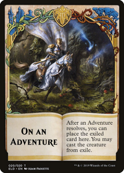 On an Adventure Card image