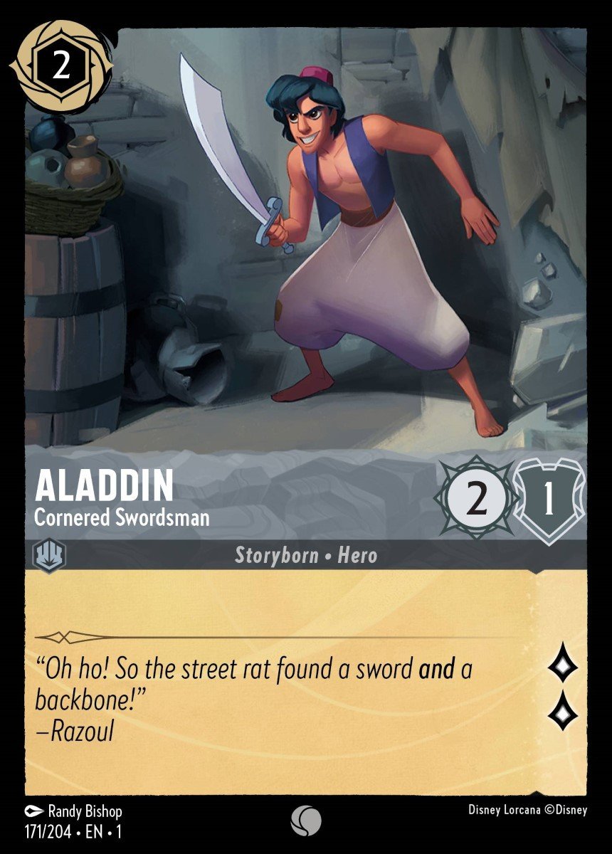 Aladdin - Cornered Swordsman Crop image Wallpaper