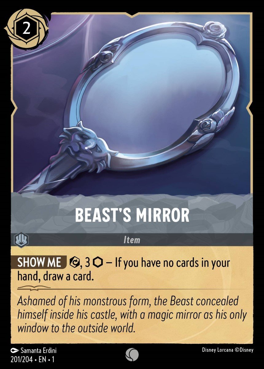 Beast's Mirror Crop image Wallpaper