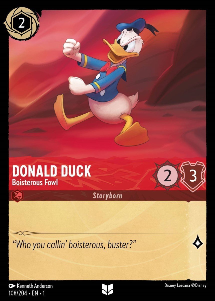 Donald Duck - Boisterous Fowl Crop image Wallpaper